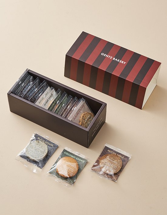 선물세트] 겐츠베이커리 쿠키 6종 세트 (小) 260g - 마켓컬리